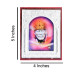 Wooden Silver Finished Shri Sai Photo Frame