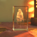 3D Crystal - Shri Sai sitting on Stone